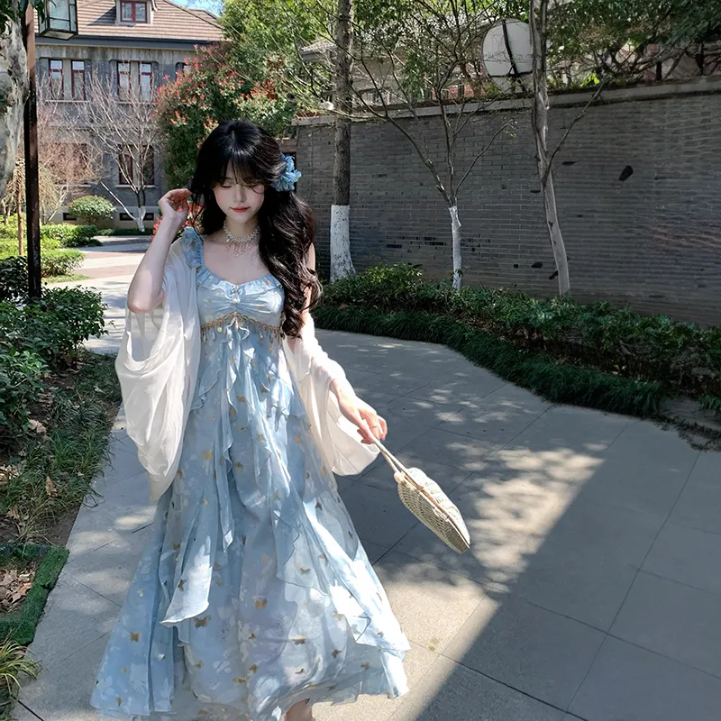 KUNZHUDAXIANG Fashion Charm Dress Women's-5