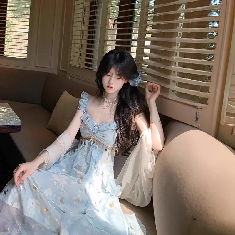 KUNZHUDAXIANG Fashion Charm Dress Women's-4