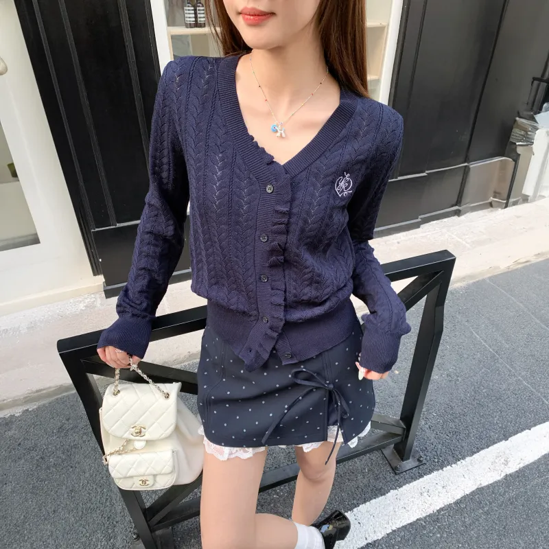 TENNE GIRL Casual Short Skirts Women's Black Polka Dot-2