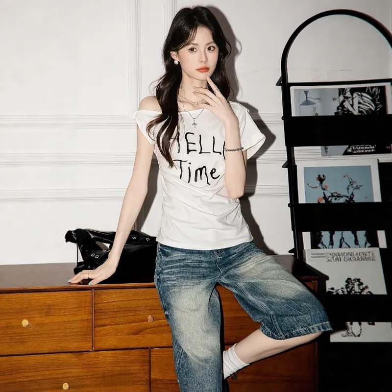 TENNE GIRL T Shirts Women's White-4