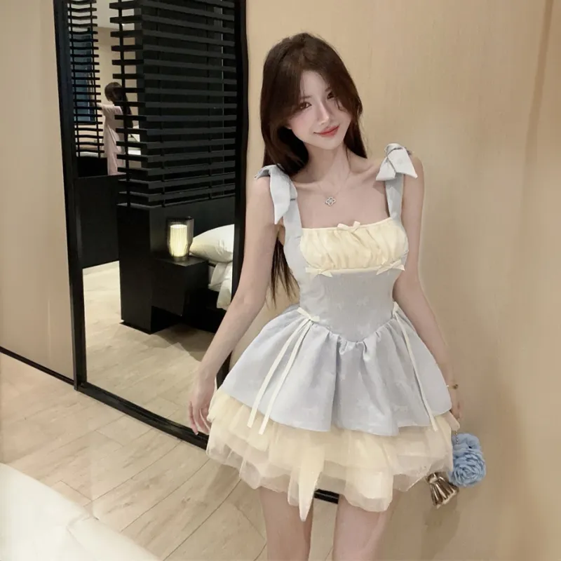 TENNE GIRL Slip Dresses Women's White-3