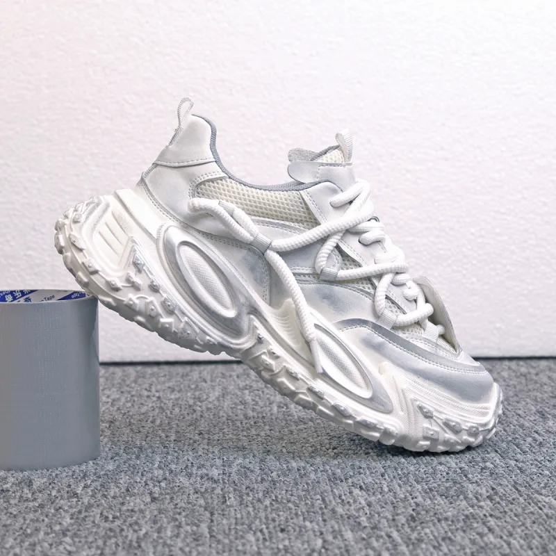 VNNSIJIE x Banas Low Top Chunky Sneakers Men's-3