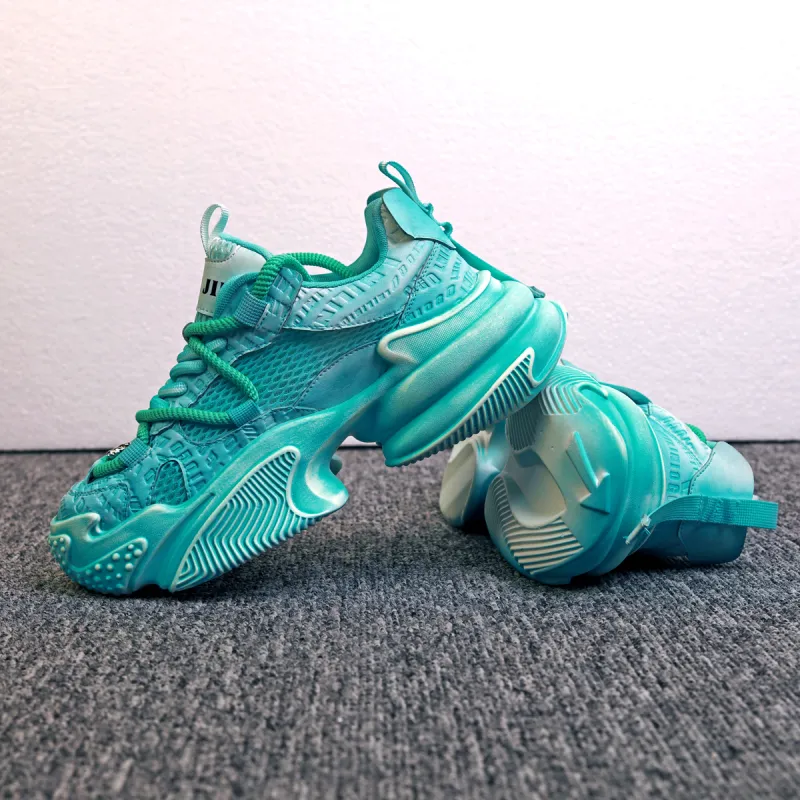 VNNSIJIE x Banas Low Top Chunky Sneakers Men's-14