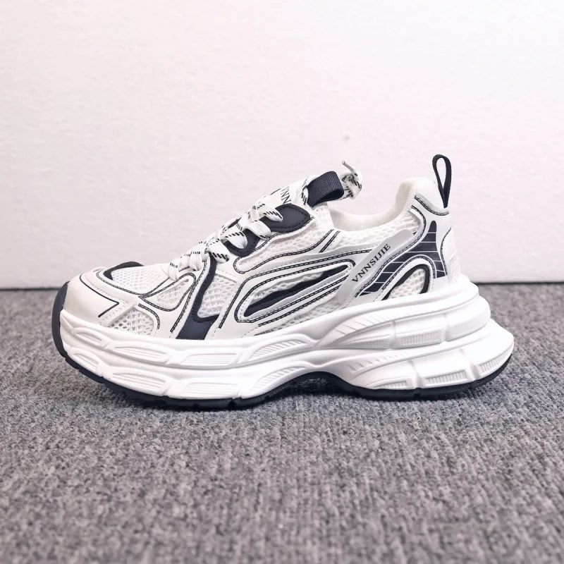 VNNSIJIE x Banas Low Top Chunky Sneakers Men's-1