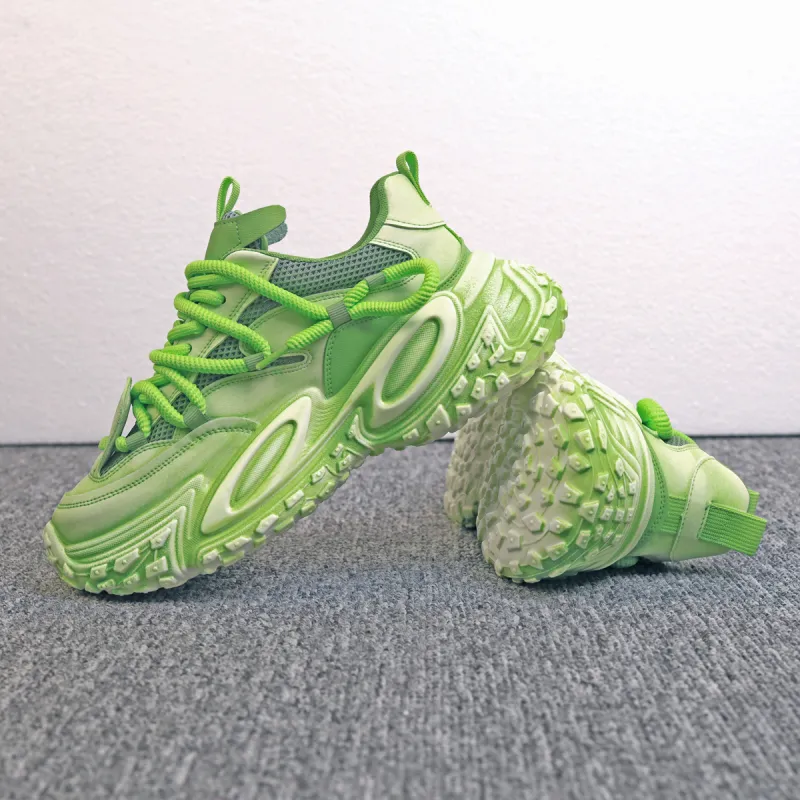 VNNSIJIE x Banas Low Top Chunky Sneakers Men's-14