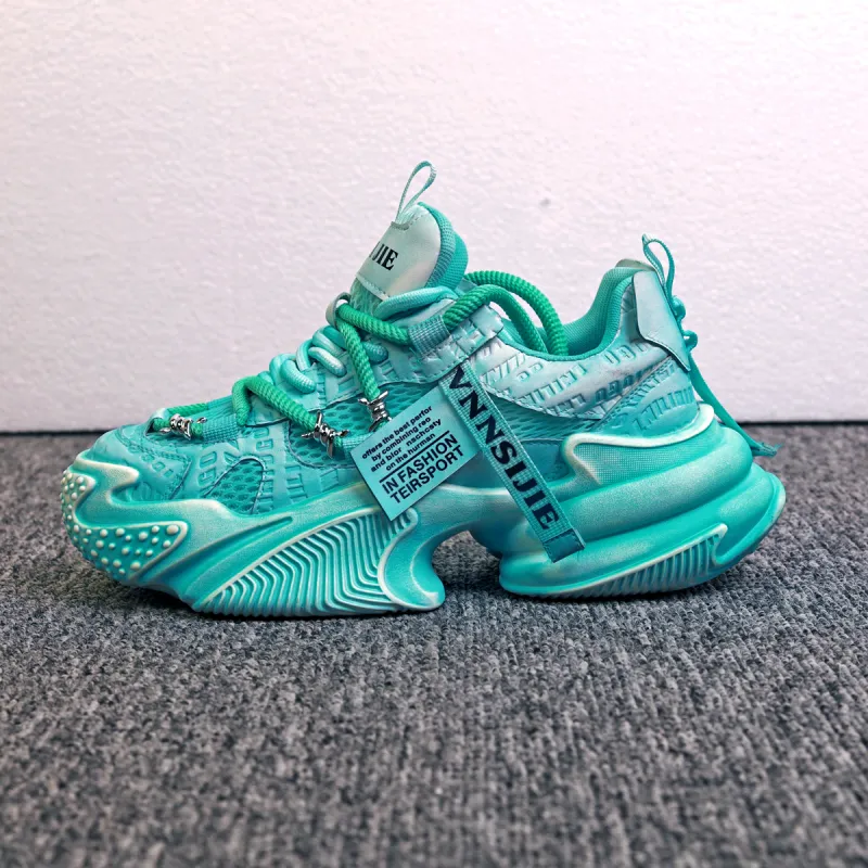 VNNSIJIE x Banas Low Top Chunky Sneakers Men's-13
