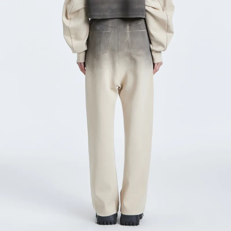 VIEW EVER Casual Pants Women's Beige-4