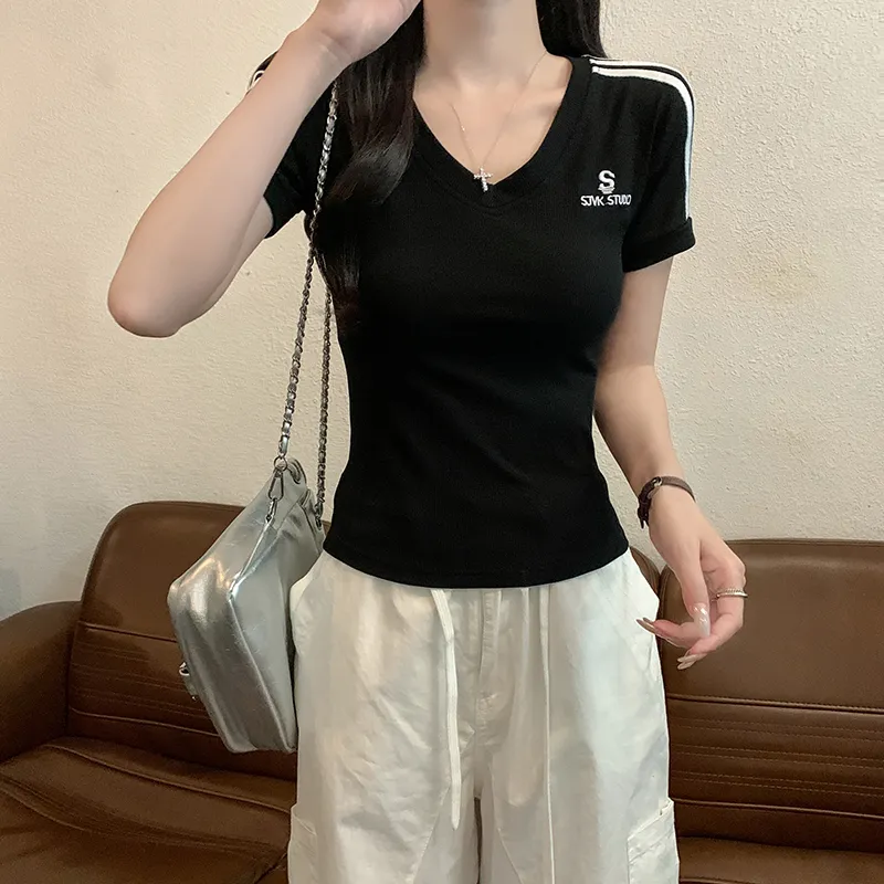 Dear Zhazha Raglan Sleeve T Shirt Women's-2