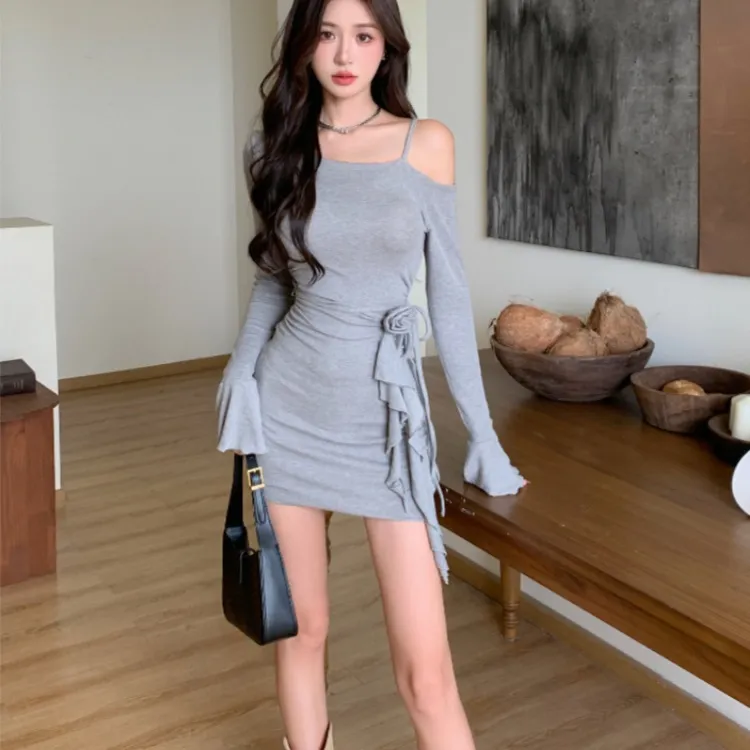 Dear Zhazha Long-Sleeved Dresses Women's-11