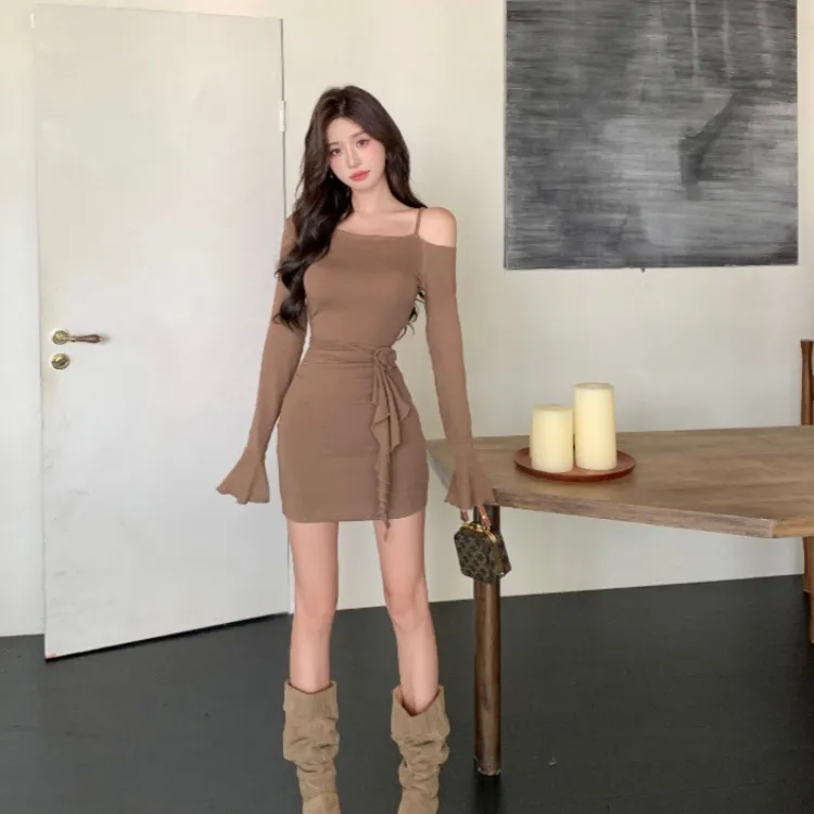 Dear Zhazha Long-Sleeved Dresses Women's-4