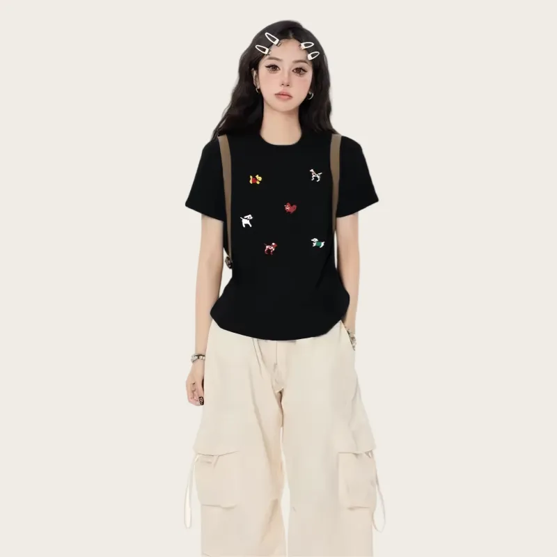 Dear Zhazha Regular T Shirt Women's-1