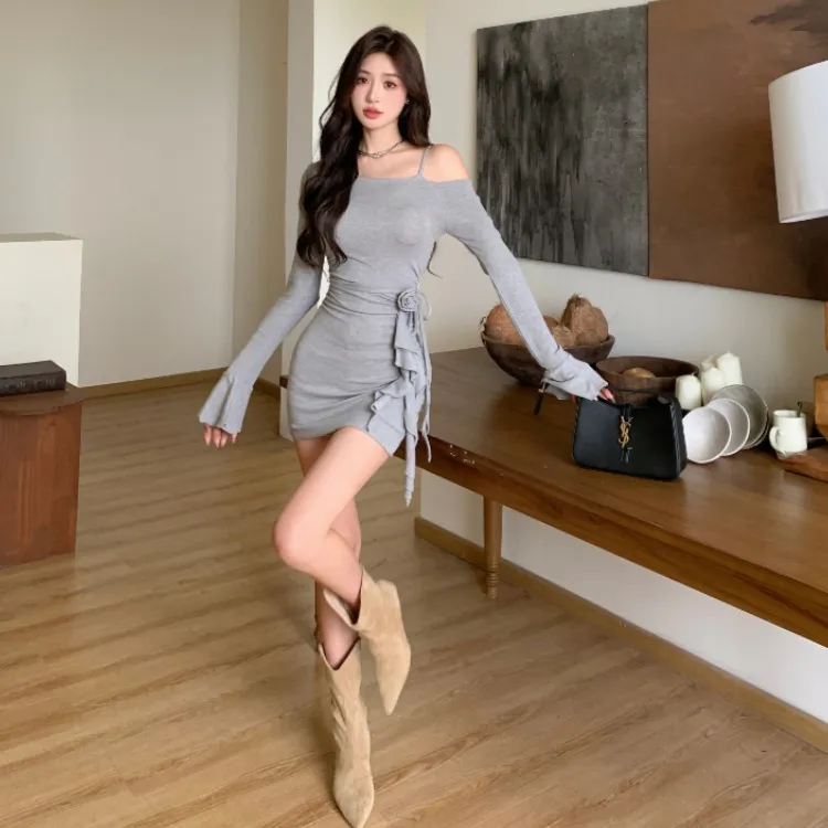Dear Zhazha Long-Sleeved Dresses Women's-12