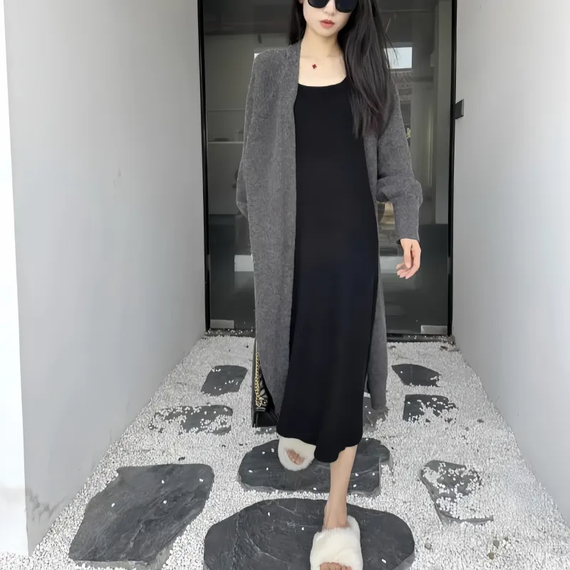 Dear Zhazha Knitwear Women's Gray-5