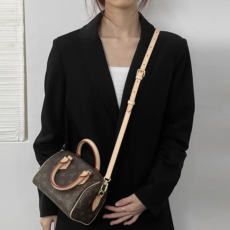 Jingxi Vegetable Tanned Leather Compatibility With Lv Pillow Bag DuPont Paper Liner Bag Accessory Women's Multicolor-3