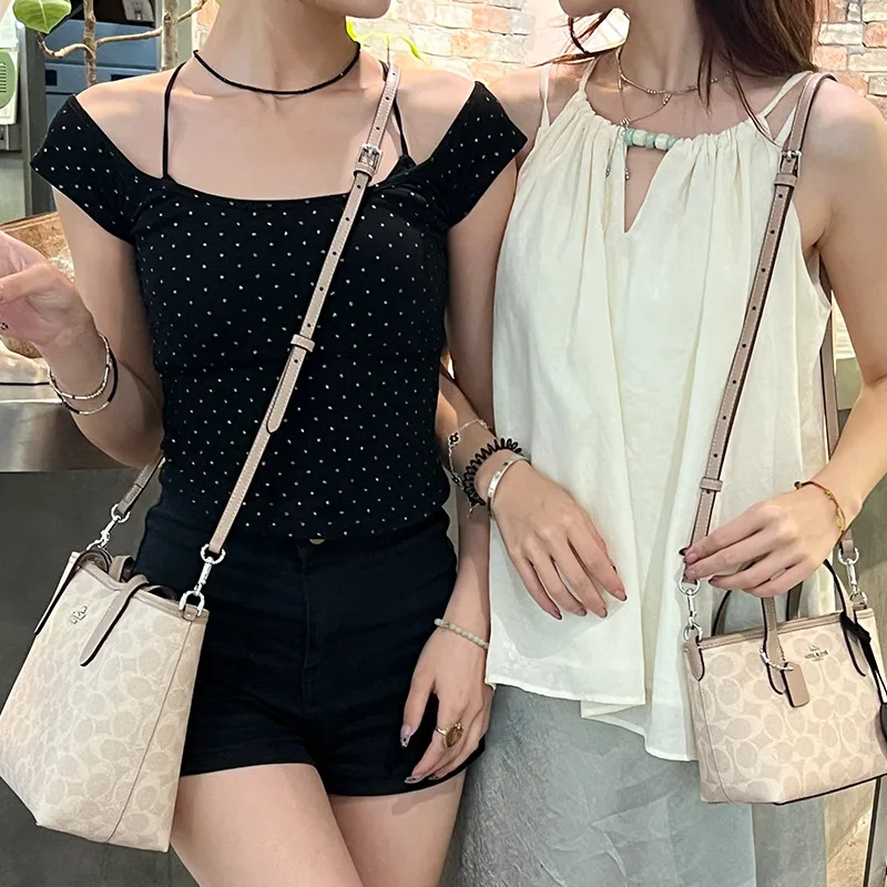 Jingxi Microfiber Material Bag Shoulder Strap Women's Chalk/Multicolor-2