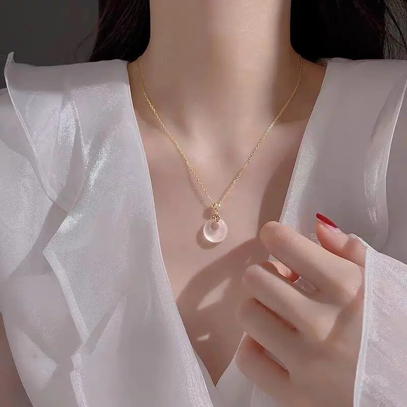 LIU GUI FU JEWELRY Chalcedony Necklaces Women's-7