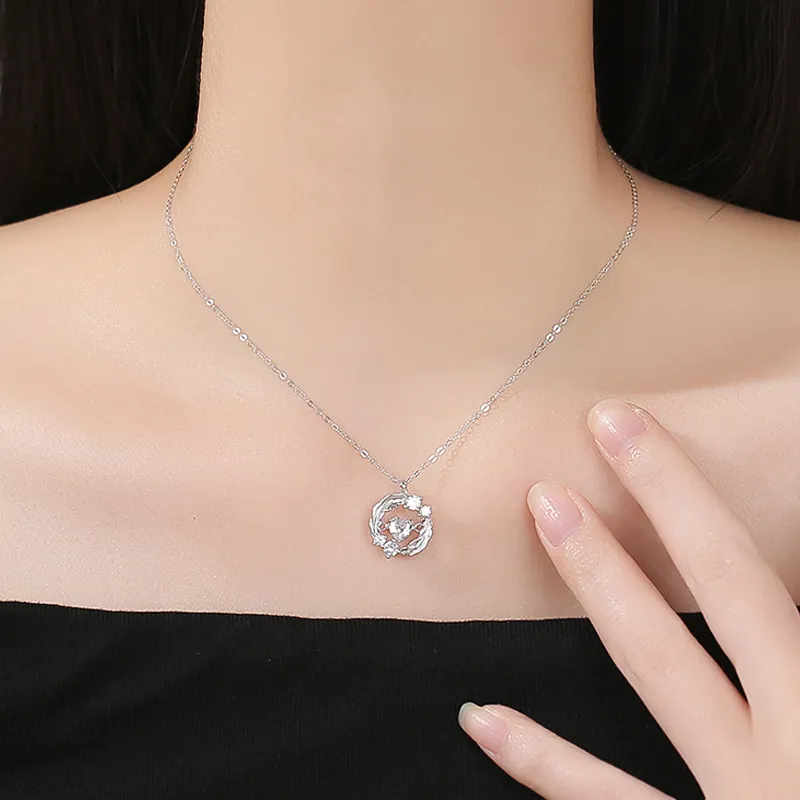 LIU GUI FU JEWELRY 999 Fine Silver Necklaces Women's-3