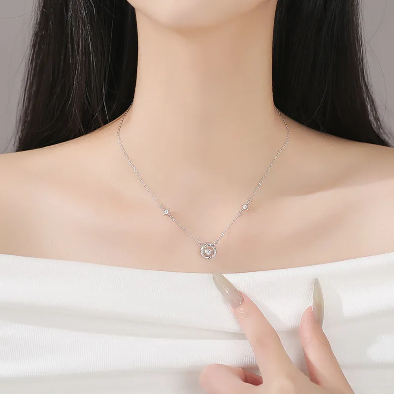 LIU GUI FU JEWELRY 999 Fine Silver Necklaces Women's-2