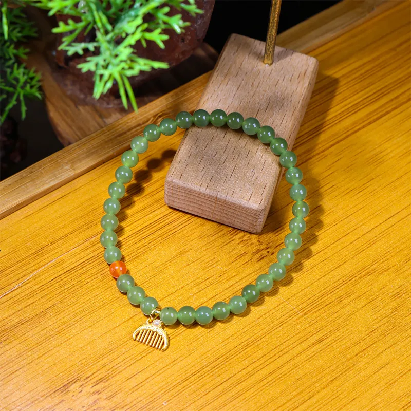 Miyu Gangnam Hetian Jade Bracelets Jasper Unisex-4