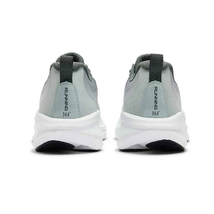 361° Blast Foam 4SE Cushioning Abrasion Resistant Breathable Slip Resistant Low Top Running Shoes Men's Gray Green-3