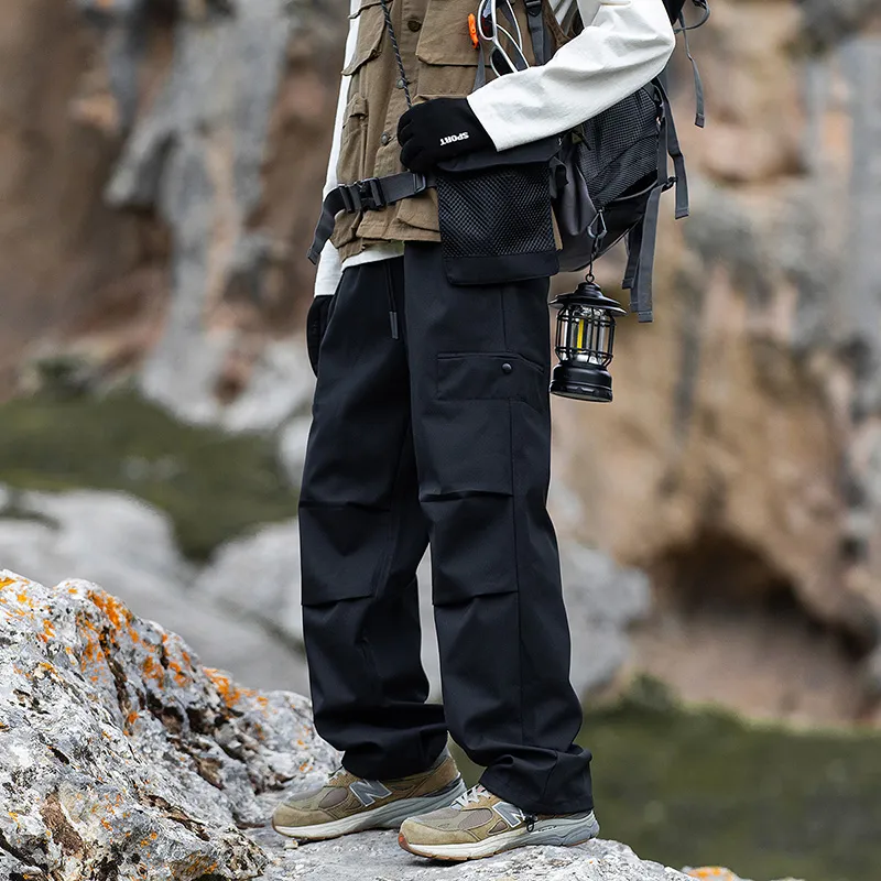 Jeep Urban Techwear Three Proofings Climbing Pants Loose Fit Cargo Pants Unisex-2