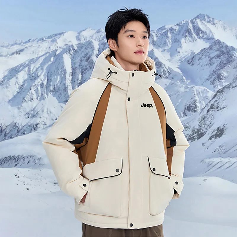 Jeep Down Jackets Unisex Oat-5
