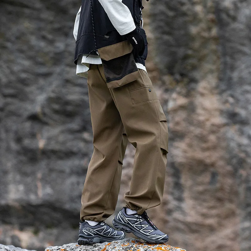 Jeep Urban Techwear Three Proofings Climbing Pants Loose Fit Cargo Pants Unisex-13