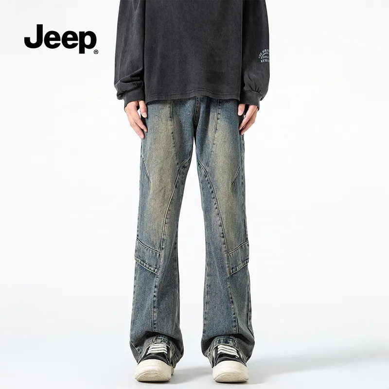 Jeep Jeans Men's Black Gray Color-9