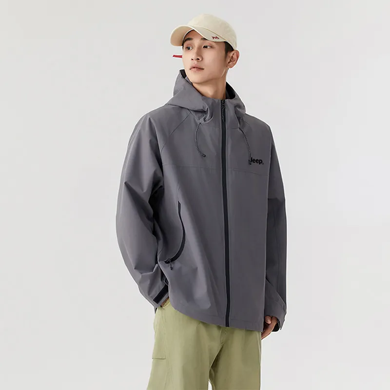 Jeep Black Knight Series Hiking Waterproof, Windproof, Abrasion Resistant, Thermal Windbreaker Jacket Unisex-8