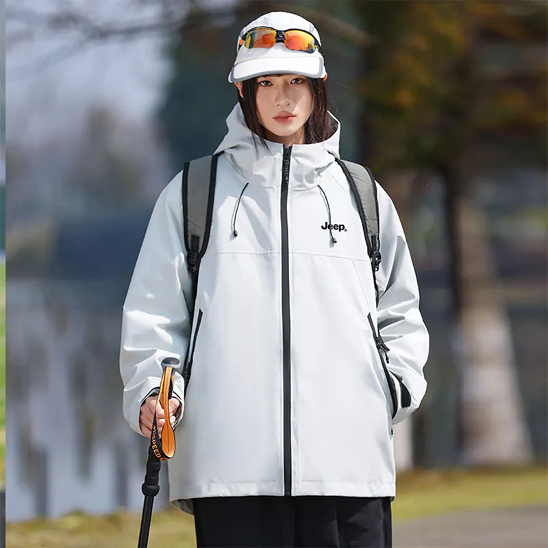 Jeep Black Knight Series Hiking Waterproof, Windproof, Abrasion Resistant, Thermal Windbreaker Jacket Unisex-13