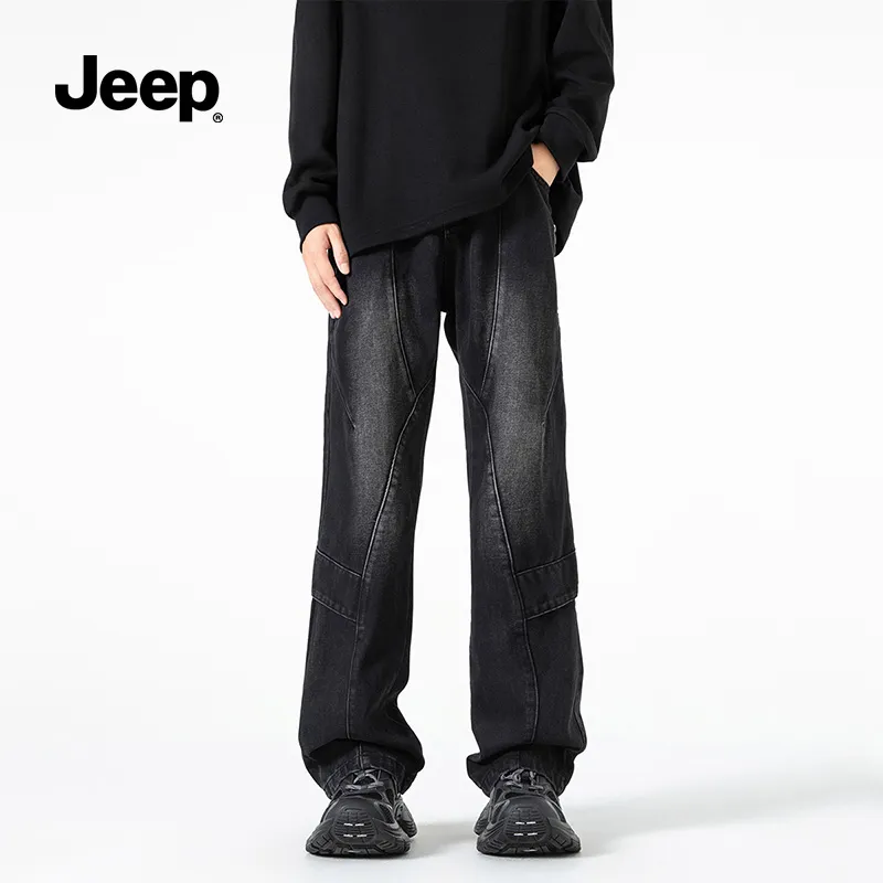 Jeep Jeans Men's Black Gray Color-2