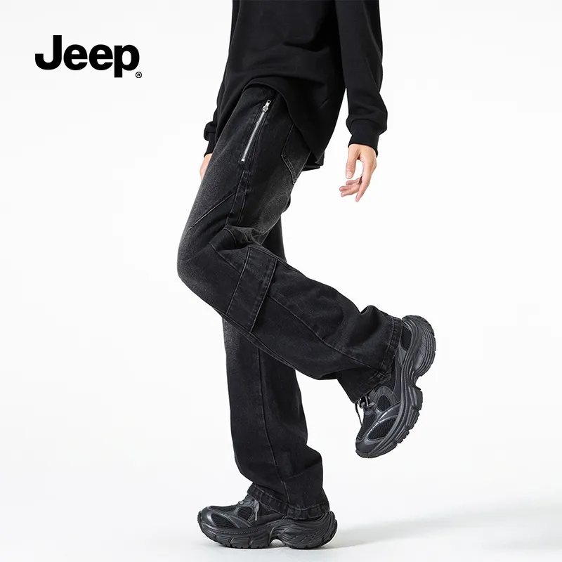 Jeep Jeans Men's Black Gray Color-5