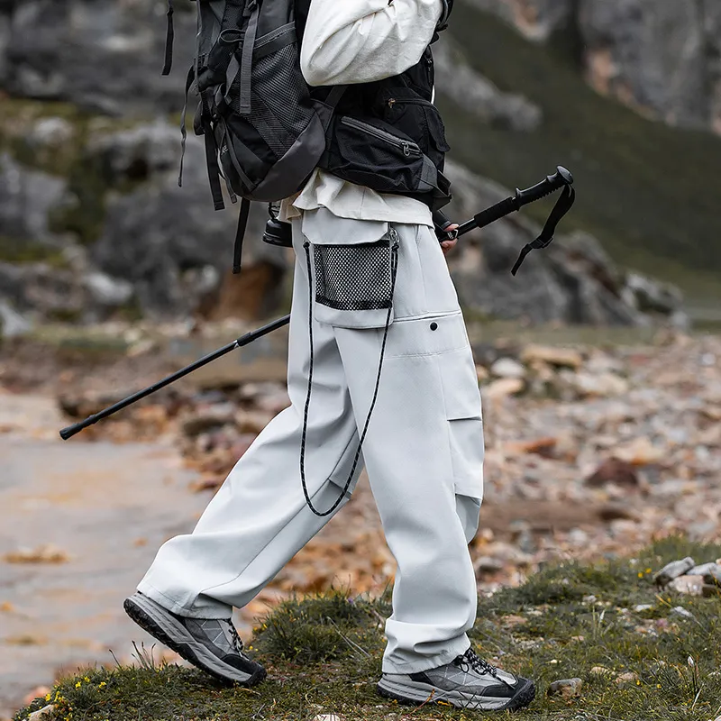 Jeep Urban Techwear Three Proofings Climbing Pants Loose Fit Cargo Pants Unisex-42