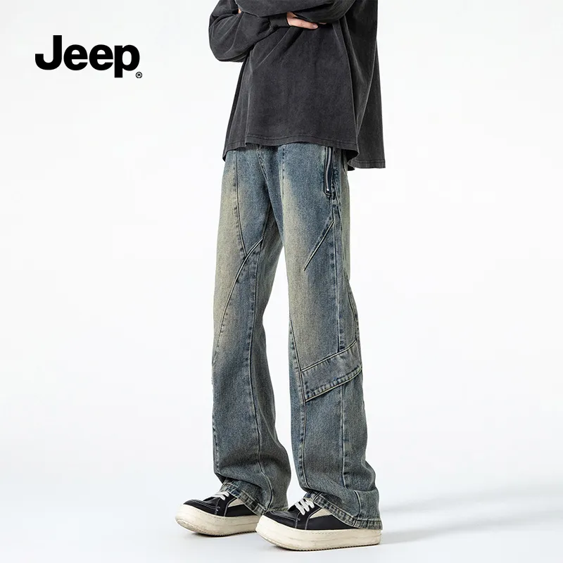 Jeep Jeans Men's Black Gray Color-11