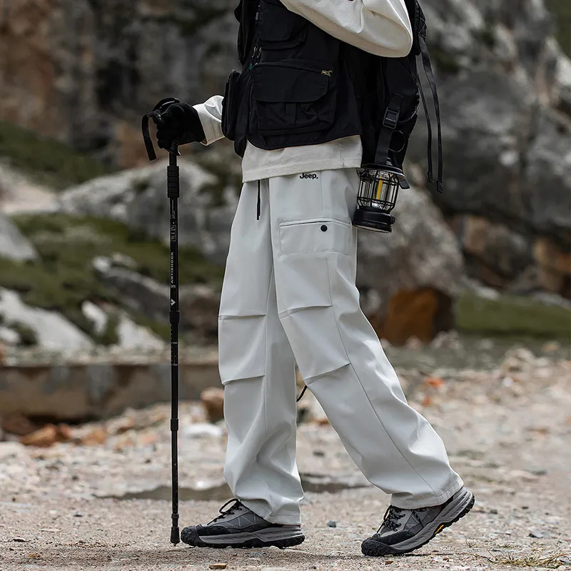 Jeep Urban Techwear Three Proofings Climbing Pants Loose Fit Cargo Pants Unisex-38