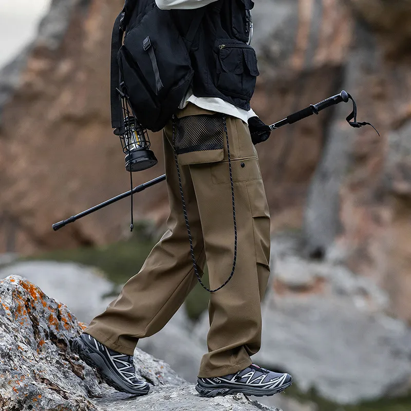 Jeep Urban Techwear Three Proofings Climbing Pants Loose Fit Cargo Pants Unisex-11