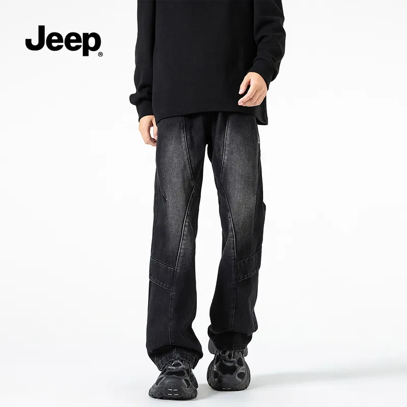 Jeep Jeans Men's Black Gray Color-3