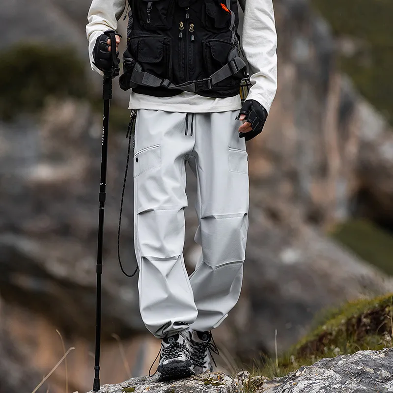 Jeep Urban Techwear Three Proofings Climbing Pants Loose Fit Cargo Pants Unisex-46