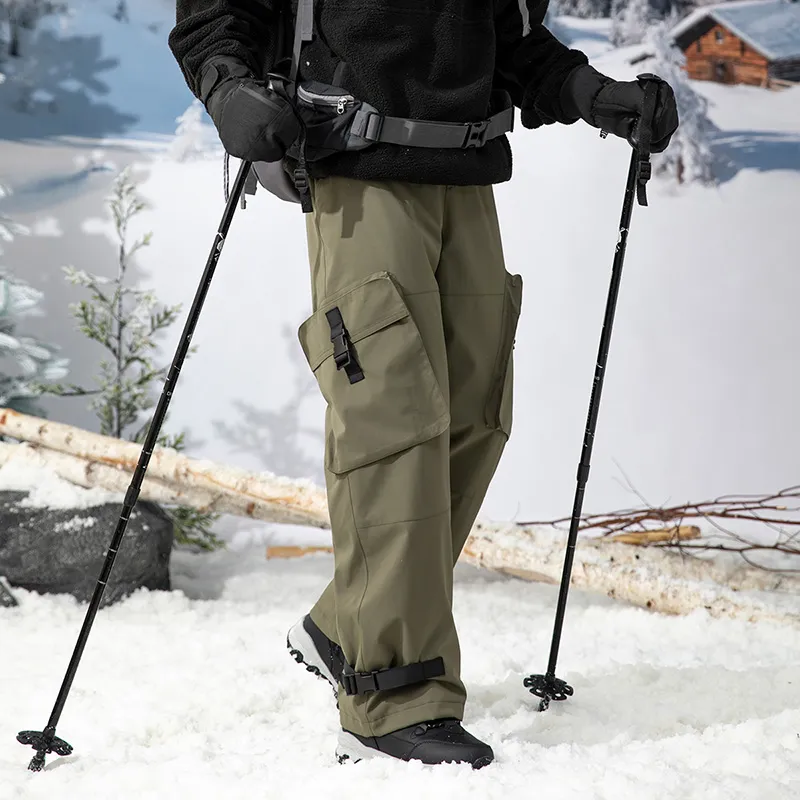 Jeep Down Insulated Pants Unisex Forest Green-5