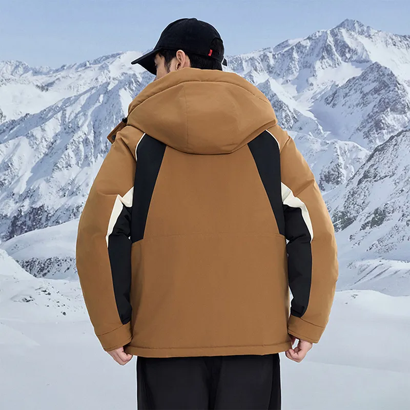 Jeep Down Jacket Unisex Caramel-5