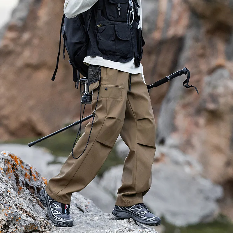 Jeep Urban Techwear Three Proofings Climbing Pants Loose Fit Cargo Pants Unisex-9