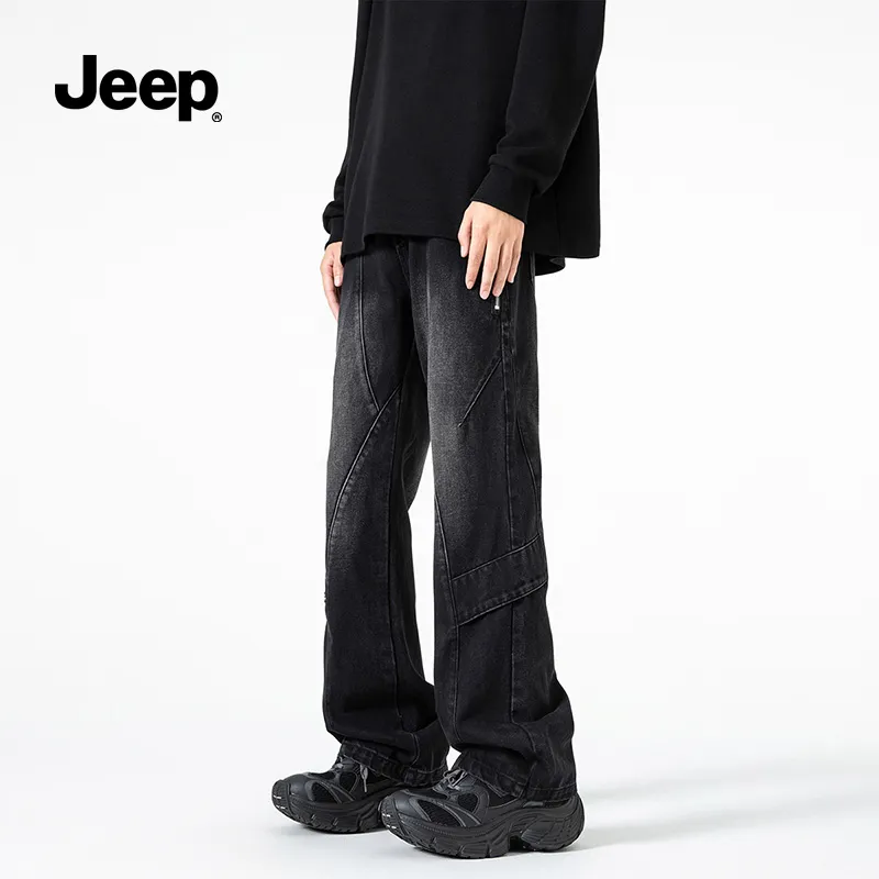 Jeep Jeans Men's Black Gray Color-4