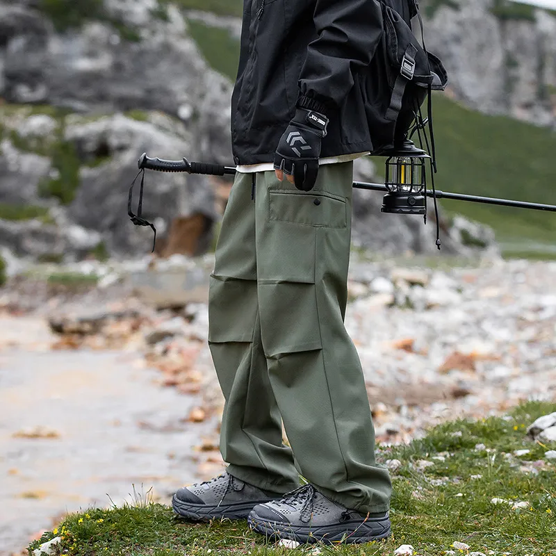 Jeep Urban Techwear Three Proofings Climbing Pants Loose Fit Cargo Pants Unisex-21