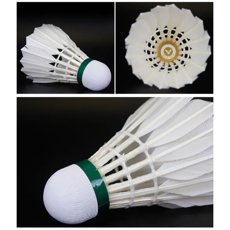 VICTOR Duck Feather Shuttlecock 12 Pack Water Duck Feather Shuttlecocks-3