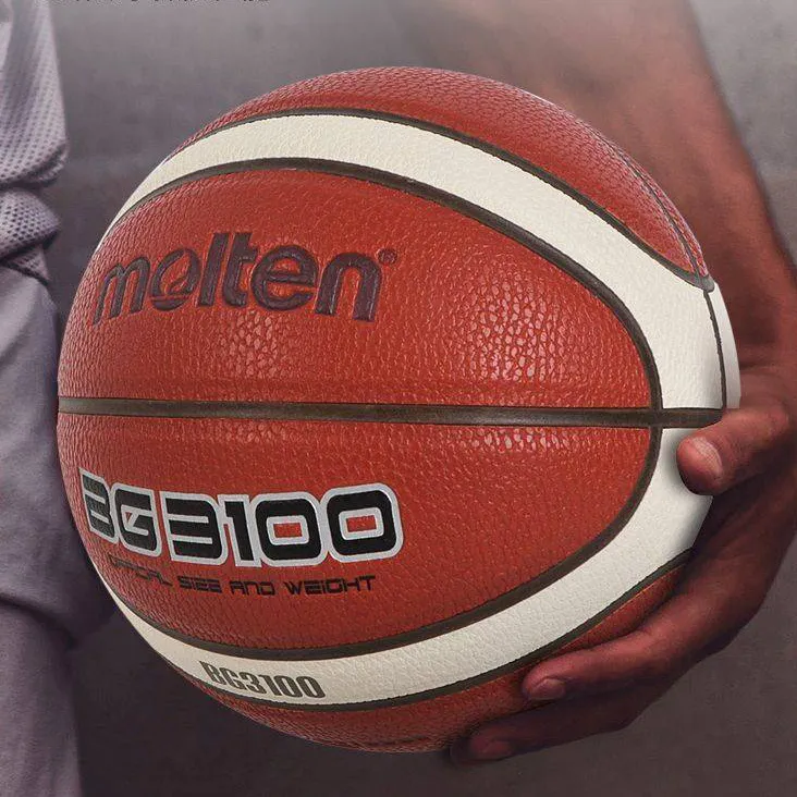 Molten PU Basketball Orange Red Size 7 Ball Size 6 Ball Size 5 Ball Training Unisex-2
