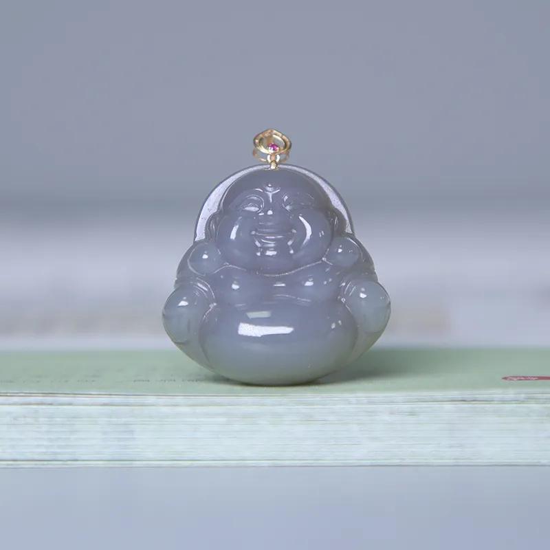 Ingenuity Hetian Jade Pendants Smoky Purple Women's-1