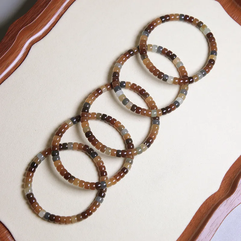 Ingenuity Hetian Jade Bracelets Sugar Jade Unisex-5