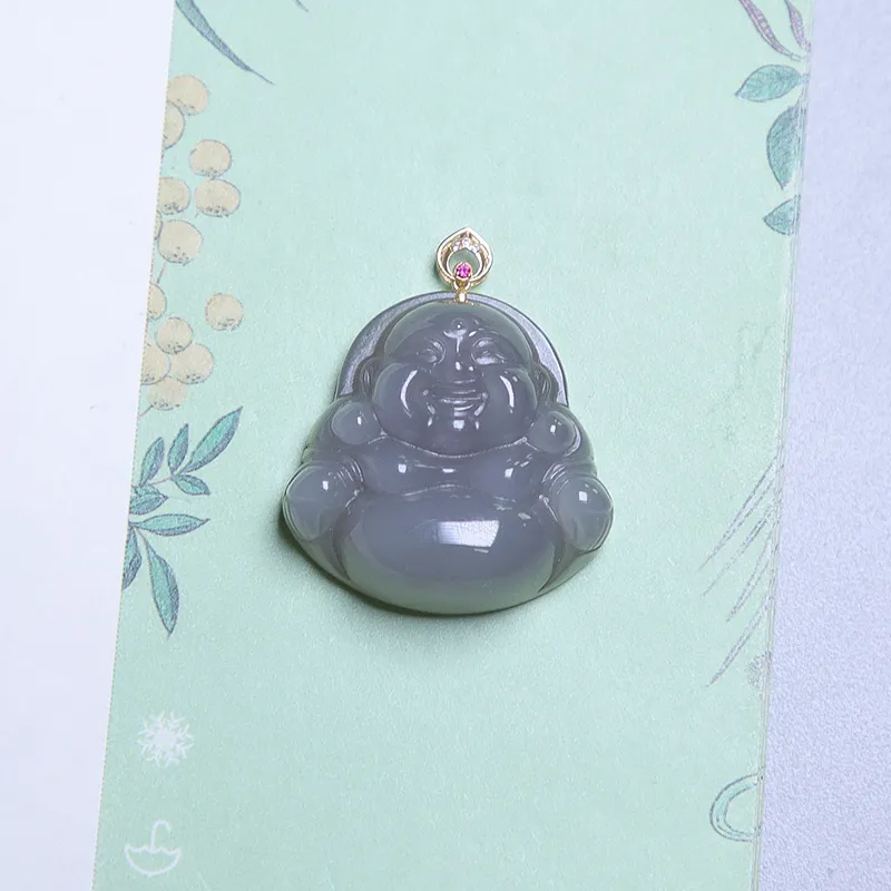 Ingenuity Hetian Jade Pendants Smoky Purple Women's-4