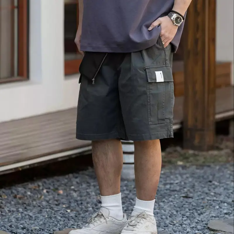 MASSULTI Cargo Shorts Unisex-5