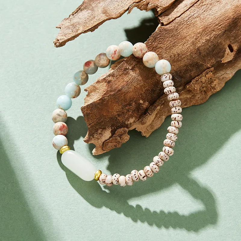 Misongma Star Moon Bodhi Seeds Bracelets Women's-4